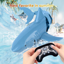 Remote Control Shark Toy, Simulation Design, With USB Charging, Streamlined Design for Stress Free Swimming in Water, 50M Remote Flexible Control