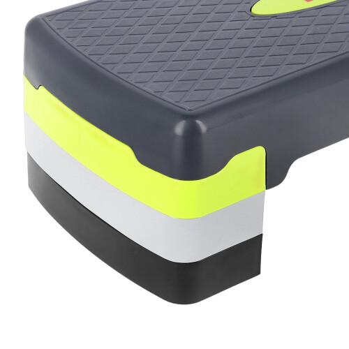 Aerobic-Step-Plattform, Grün/Grau, höhenverstellbar 2