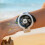 Portable Plastic Wristband Fan with Adjustable Breezeing-White 3