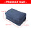 Spacious Shoe Storage Case Tear Resistant Oxford Fabric-Gray 4
