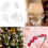 Multipurpose Fabric Leaves 200Pcs Set For DIY Projects-White 3