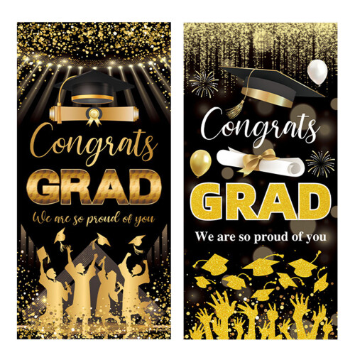 Colorful Polyester Flag Graduation Backdrop Decorations For-7 1