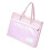 Clear Mesh Craft Bag With Label Window For Sewing-Pink 1