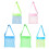 5PCS Compact Sand Drainage Organizers Portable Sand Bucket-B 1