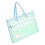 Clear Mesh Craft Bag With Label Window For Sewing-Sky Blue 1