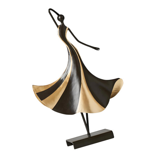 Artistic Metal Ballet Dancer Statue Elegant Ballet Dancer