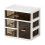 Étagère de bureau à tiroir transparent ayant une section-2 5