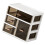 Étagère de bureau à tiroir transparent ayant une section-2 7