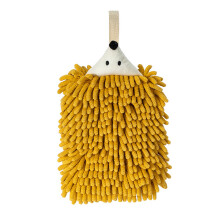 Essuie-mains doux pour la cuisine, nettoyage, fibre de-Jaune