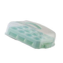 Caisse à dessert en plastique avec couvercle transparent pour la