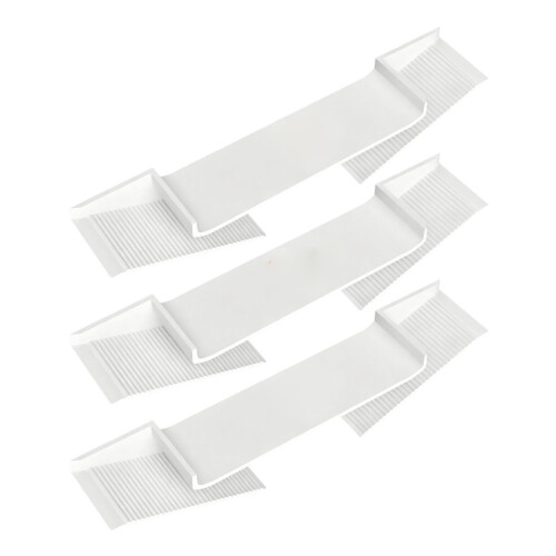 Artificial Hideaway Tunnel Corner for Fish Tanks-White S