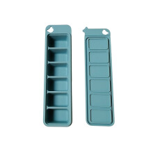 Portable Baby Food Silicone Container Heat-malachite green