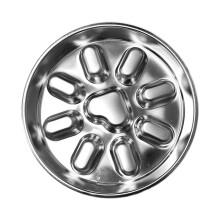 Rusts Proof Stainless Steel Dogs Feeders With-heartAntislip mat