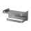 Wall Mounted Phone Shelf with Toilet Roll Holder-Gray 1