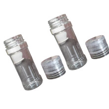 2Pieces Delicate Herb Grinders Jars Perfect-Clear base bottle