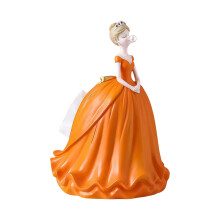 Artistieke huizen Decors Tissue Box ontworpen als een-Oranje