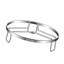 Support de cuisson à la vapeur en acier inoxydable, avec pieds-L