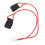 Rotes weiches Latex-Übungsband - tragbar, elastisch 1