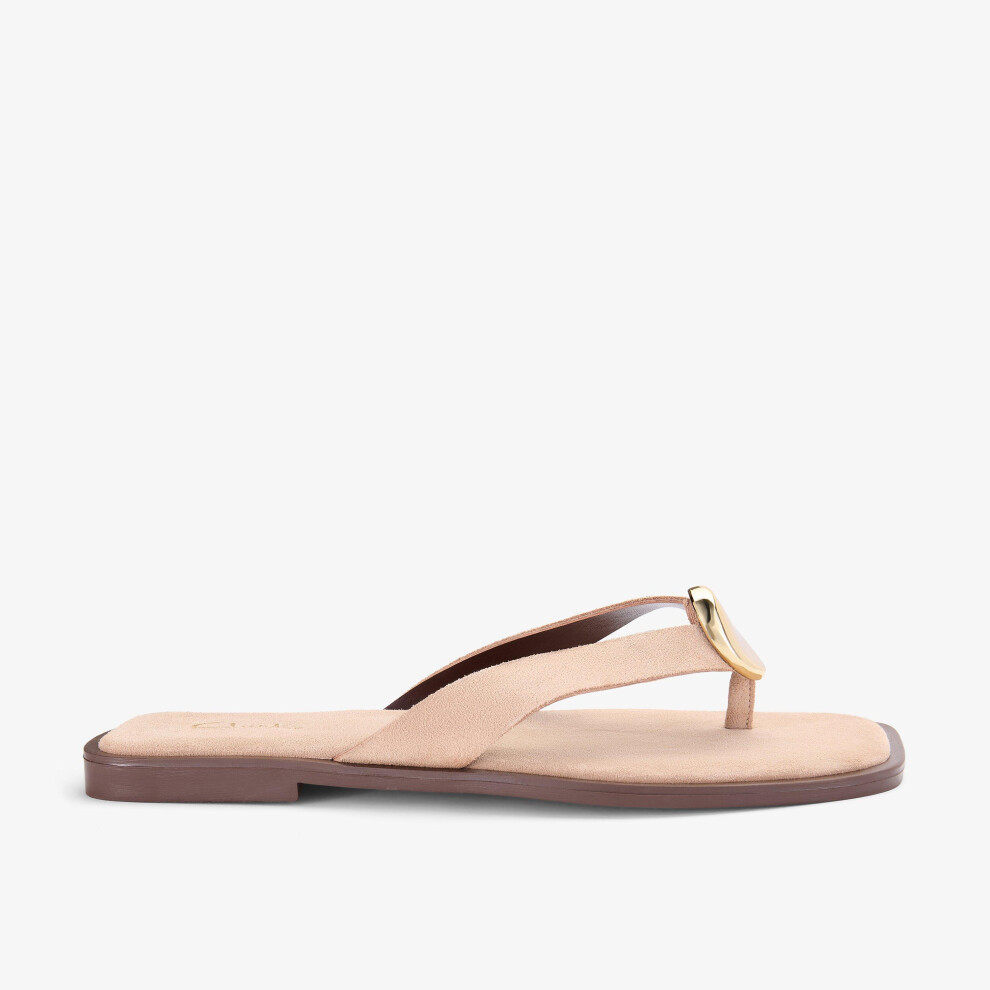 Clarks (Fit Type[Shoes], Shoe Size) Dahlia Post Sand Suede Not,Specified