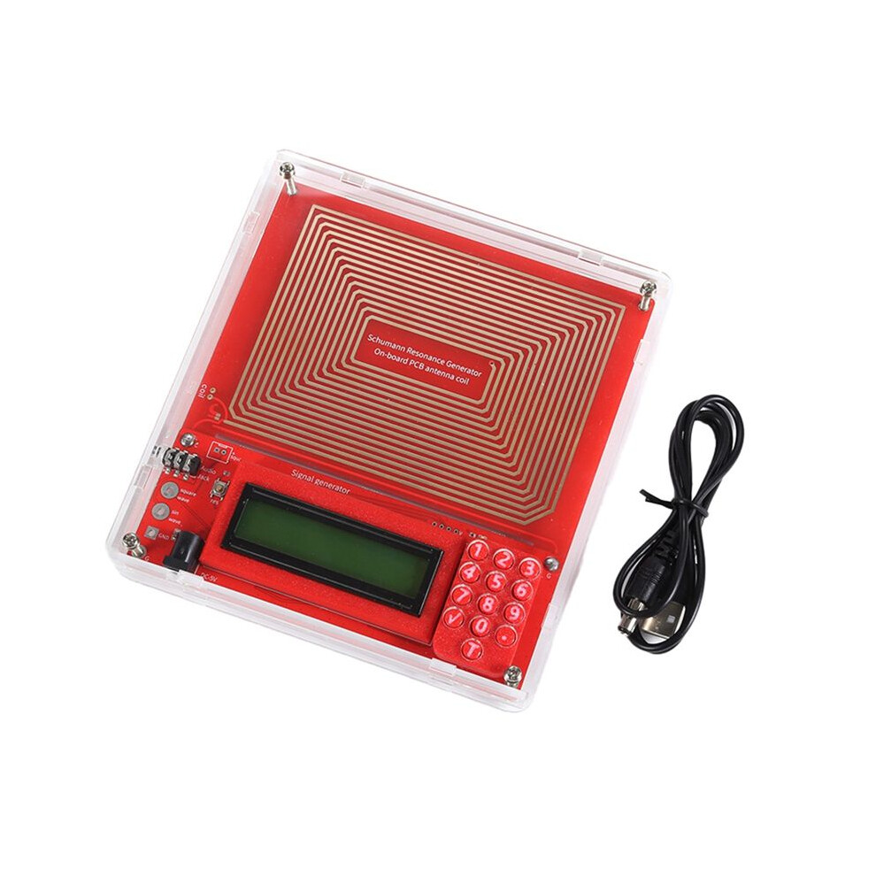 Frequency Schumann Signal Generator 0.1-99999Hz Sinusoidal Frequency Adjustable Signal Generator With Housing 6033077630454