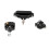 Motorcycle Steering Damper for   ZX-25R ZX-4R Stabilizer Steering Damper Buffer Mount A 1