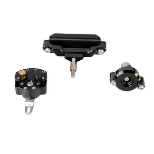 Motorcycle Steering Damper for   ZX-25R ZX-4R Stabilizer Steering Damper Buffer Mount A