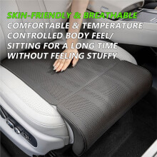 Car Cushion with Leg Support Universal Car Protection Cover with Extension Leg Rest Padding Relieve Fatigue A