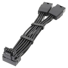NEW GPU RTX4090 RTX4080 Series 16AWG 2x8pin PCI-E to 16Pin (12+4) PCI-E 5.0 12VHPWR Connector 90-Degree Elbow 2X8PLB
