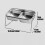 Spill Proof Elevated Cats Feeders Dish Rustless Steel Pet Bowl 3