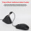 Esports Gaming Mouse Cable Clamp Mouse  Organizer Fixed Cable Management Tool Mouse Bungee for Mouse Cable Black 2