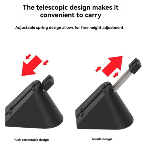 Esports Gaming Mouse Cable Clamp Mouse  Organizer Fixed Cable Management Tool Mouse Bungee for Mouse Cable Black 2
