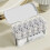 Compact Transparent Desktop Cable Organizer Box with Lid-No Cord and Charger Storage Solution for Home Organization A 5