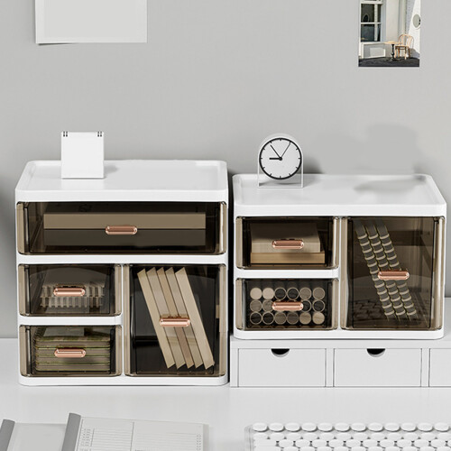 Flexible Plastic Storage Unit For Arranging Work Desk And-3 2