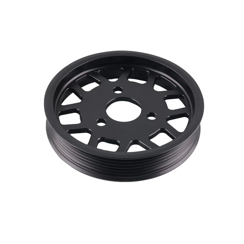 Premium Anodized Aluminum Power Steering Pulley For E46 E36 E39 E38 X5 E53 Z3 For M52tu M54 Engine Parts Black 4713941629068