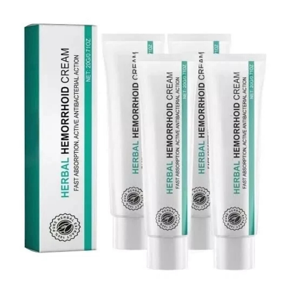 Cream 4Pc Hemorrhoid Treatment Of Anal Fissure Relieve Itching Burning Discomfort