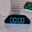 Alarm Clocks for Bedroom LED Digital-white shell rose red 6