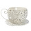 Decorative Iron Planter Flower Pot For Succulents Herbs-White. 1