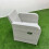 Fimous Fimous Rattan Adjustable Reclining Chair Light Grey 3