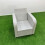Fimous Fimous Rattan Adjustable Reclining Chair Light Grey 5