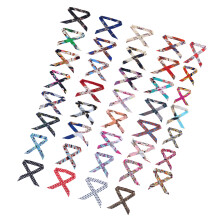 39pcs Silk Scarf Multifunction Neckwear & Bag Decoration
