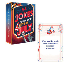 Patriotic Joke Cards For Fourth Of July Parties 54 Jokes-Blue