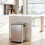 Homcom HOMCOM 2 x 20L Double Kitchen Bin, Pedal Bin Soft-Close Lid, Silver Tone 8
