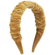 Design elegante, chignon bohémien con fascia per capelli in velluto intrecciato per donna, semplice e chic, adatto a varie occasioni (disponibile in