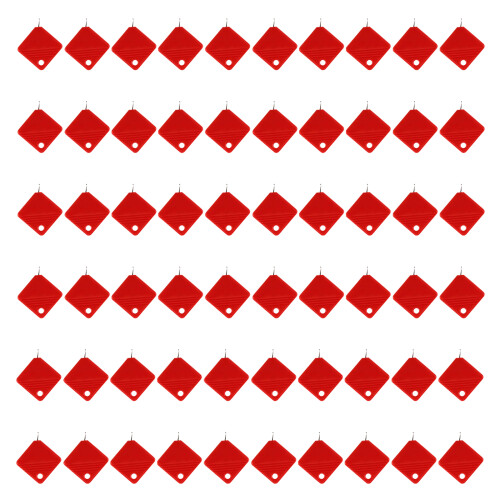 60 Stück Kunststoff-Nadeleinfädler, Nähmaschinen-Einfädler,-Rot