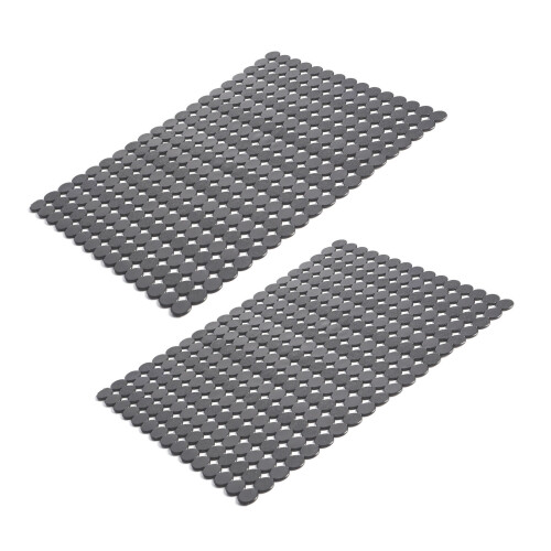 Kitchen Sink Liners PVC Nonslip Pad Protects Dishes From-black