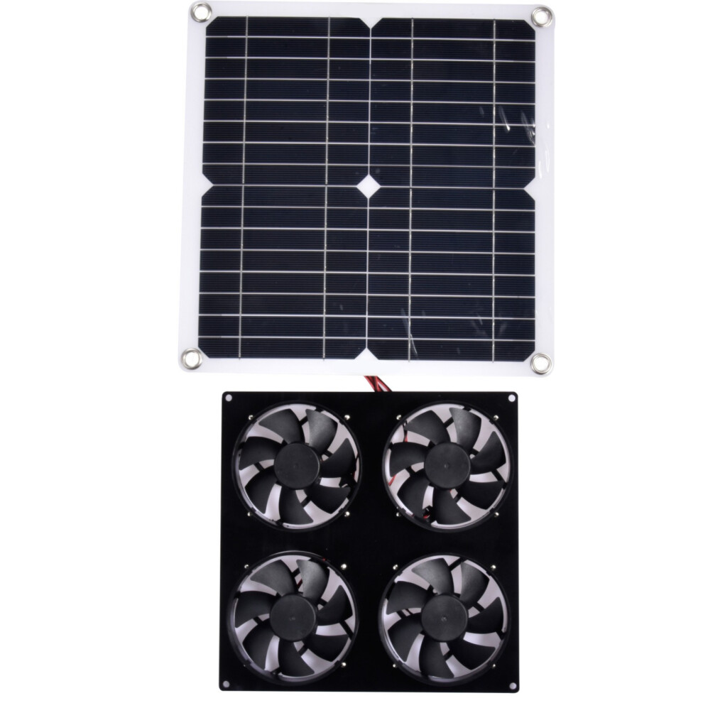 Solar Panel Powered Exhaust Fan Cooling Ventilator Solar Exhaust 7754003705099