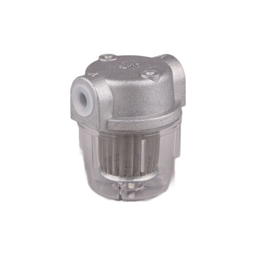 Transparent P.C. Cup Filter for Oil Burner, Boiler Compatible 1/4