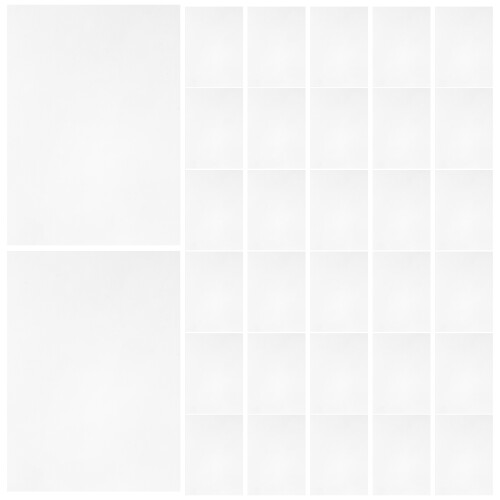 100Stk Bindecover Pet Für Ordnerbindung Und Büroanwendungen