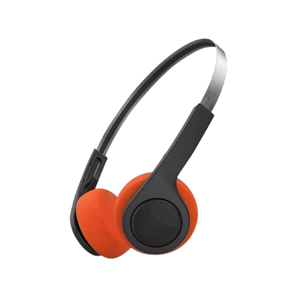 Retro Style Wireless Headphones Portable Stereo Call Noise Reduction Scalable Headset 6033325033846