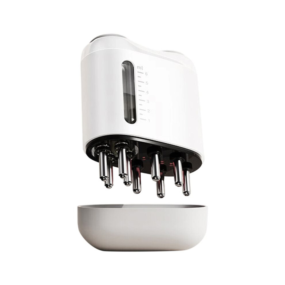 Scalp Care Phototherapy Vibration Guide Comb,Microcurrent High Frequency Vibration,Promotes Hair Growth & Scalp Health